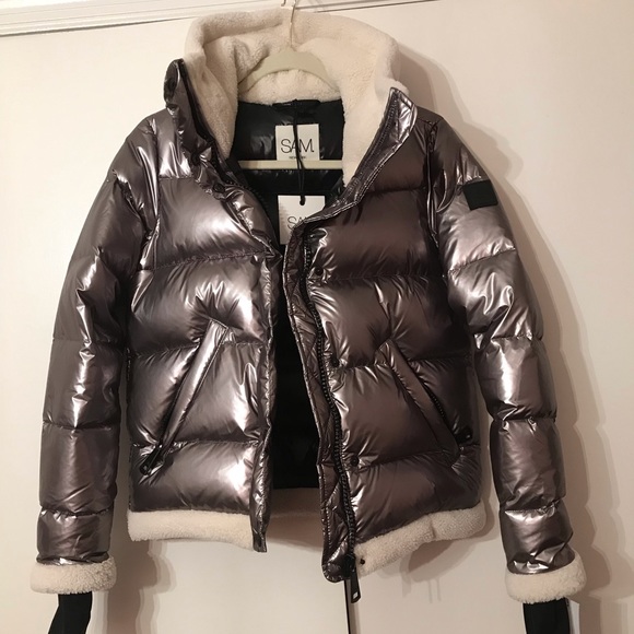 Sam shearling puffer Clearance